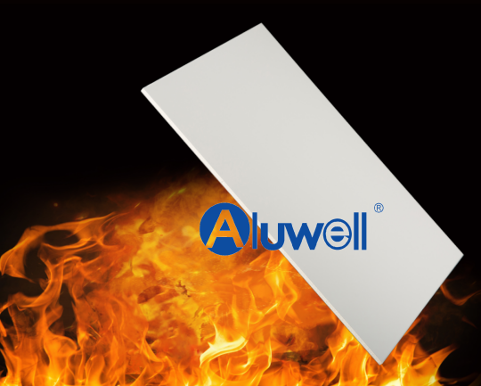 ALUWELL ® แผงกันไฟ เกรด A2